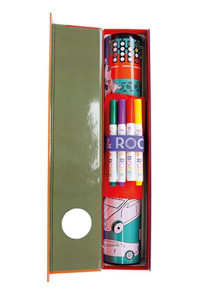 Floss & Rock Boyanabilir Oyun ve Aktivite Matı / Cars Çok Renkli