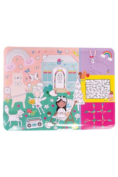 Floss & Rock Boyanabilir Oyun ve Aktivite Matı / Rainbow Fairy Çok Renkli