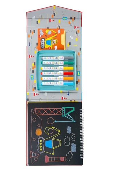 FLOSS & ROCK Chalk Board Eskiz Kitabı / Constuctıon *YENİ* Çok Renkli