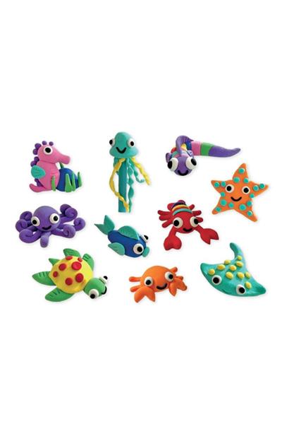FLOSS ROCK CLAY AND PLAY HAVA İLE KURUYAN KİL SETİ OCEAN Çok Renkli