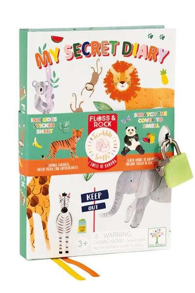 FLOSS & ROCK Kokulu Kilitli Günlük / Jungle Çok Renkli