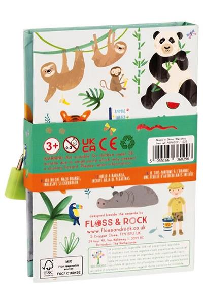 FLOSS & ROCK Kokulu Kilitli Günlük / Jungle Çok Renkli
