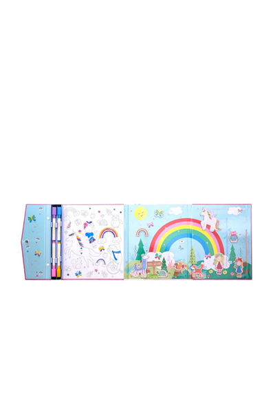 FLOSS & ROCK Mıknatıslı Çoklu Oyun Seti / Rainbow Fairy Çok Renkli