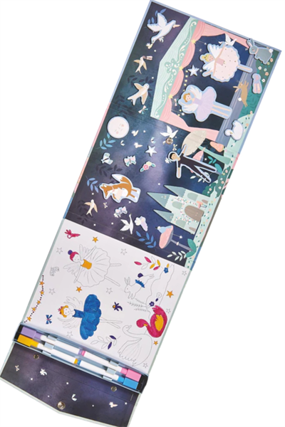 FLOSS & ROCK Mıknatıslı Çoklu Oyun Seti / Enchanted Çok Renkli