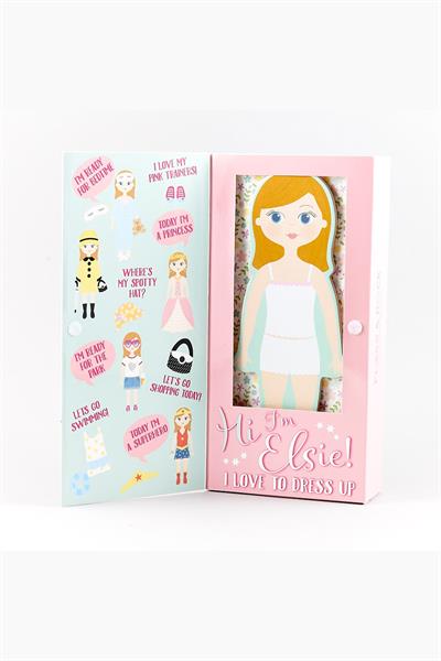 FLOSS & ROCK Mıknatıslı Giydirme Setleri / Elsie Çok Renkli