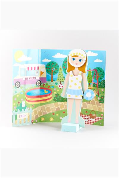 FLOSS & ROCK Mıknatıslı Giydirme Setleri / Elsie Çok Renkli