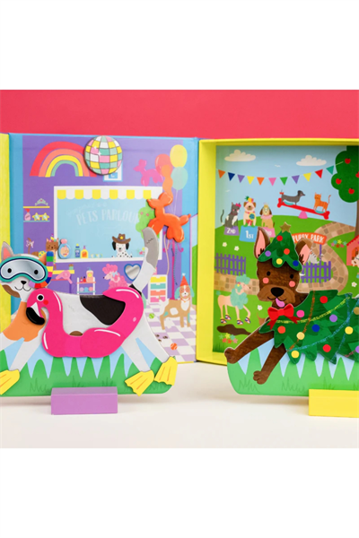 FLOSS & ROCK Mıknatıslı Giydirme Setleri / Pets Çok Renkli