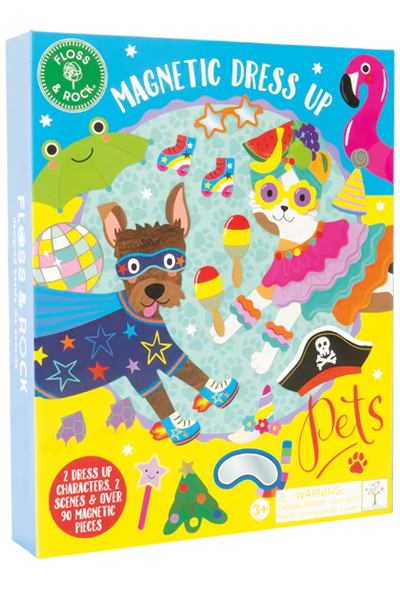 FLOSS & ROCK Mıknatıslı Giydirme Setleri / Pets Çok Renkli