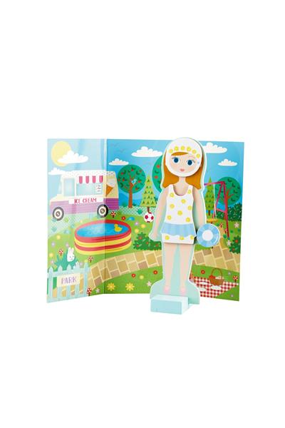 FLOSS & ROCK Mıknatıslı Giydirme Setleri / Elsie Çok Renkli