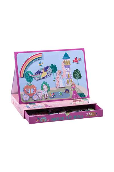 FLOSS & ROCK Mıknatıslı Oyun Sahneleri/Fairy Tale Çok Renkli
