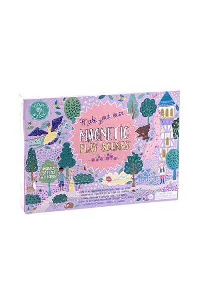 FLOSS & ROCK Mıknatıslı Oyun Sahneleri/Fairy Tale Çok Renkli