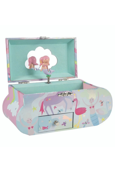 Floss & Rock Müzikli Bulut Şekilli Mücevher Kutusu / Fantasy Çok Renkli