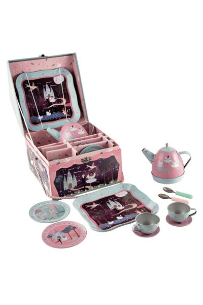 FLOSS & ROCK Müzikli Çay Seti / Enchanted Çok Renkli