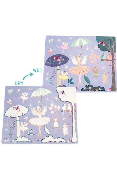 Floss & Rock Renk Değiştiren Sulu Boyalı Oyun Mat / Enchanted Çok Renkli