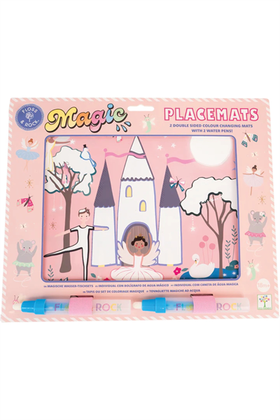Floss & Rock Renk Değiştiren Sulu Boyalı Oyun Mat / Enchanted Çok Renkli