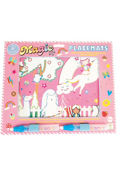 Floss & Rock Renk Değiştiren Sulu Boyalı Oyun Mat / Rainbow Fairy Çok Renkli