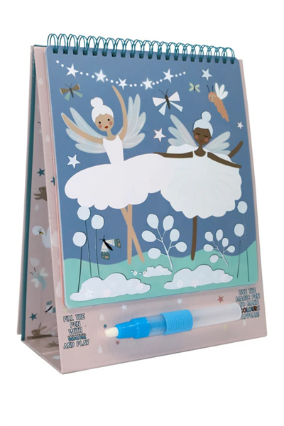 FLOSS & ROCK Renk Değiştiren Water Magic Boyama Kitabı /Enchanted Çok Renkli