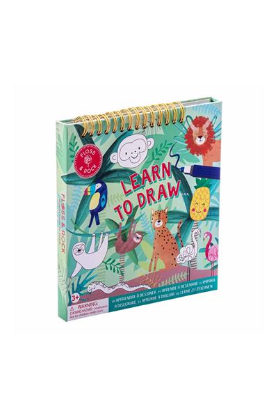 FLOSS & ROCK Resim Yapmayı Öğreniyorum Seti / Jungle  *YENİ* Çok Renkli