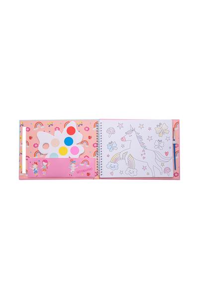FLOSS & ROCK Sulu Boyalı Boyama Kitabı / Rainbow Fairy *YENİ* Çok Renkli