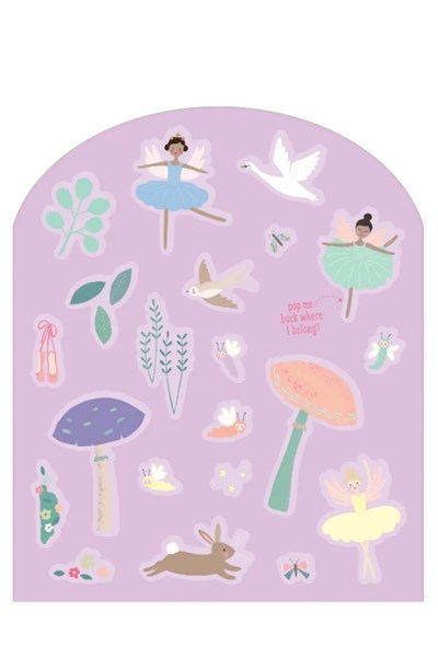 FLOSS & ROCK Tak Çıkart Sticker Oyun Sahnesi / Enchanted *YENİ* Çok Renkli