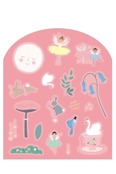 FLOSS & ROCK Tak Çıkart Sticker Oyun Sahnesi / Enchanted *YENİ* Çok Renkli