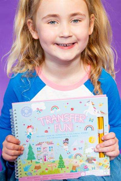 FLOSS & ROCK Transfer Fun Aktivite Kitabı / Enchanted *YENİ* Çok Renkli