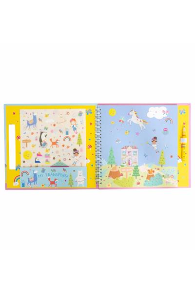 FLOSS & ROCK Transfer Fun Aktivite Kitabı / Rainbow Fairy *YENİ* Çok Renkli