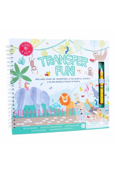 FLOSS & ROCK Transfer Fun Aktivite Kitabı / Jungle *YENİ* Çok Renkli