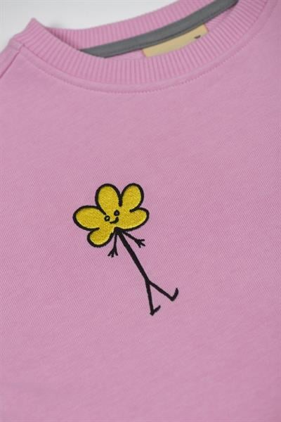 Beetlebeez / FLOWER MAN WITH SQUARE SWEATSHIRT Pembe