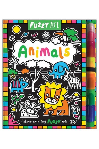 Fuzzy Art - Animals Çok Renkli