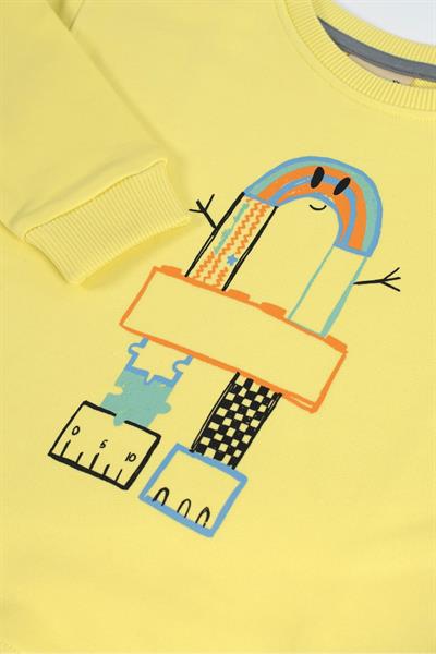 Beetle Beez / GEOMETRIC RAINBOW SWEATSHIRT Sarı
