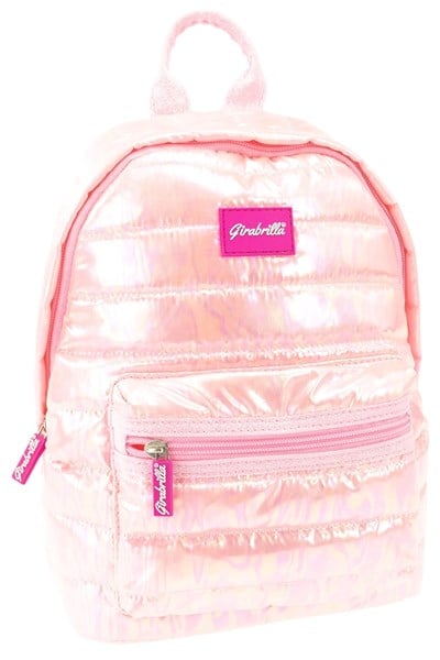 Girabrilla - Puffer Casual Sırt Çantası -  Açık Pembe