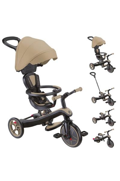 Globber Explorer 4in1 Bisiklet - Kum Beji Çok Renkli