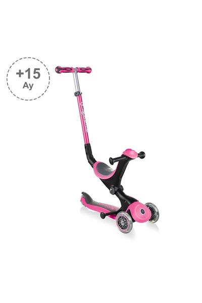 Globber Go Up Deluxe Scooter Pembe