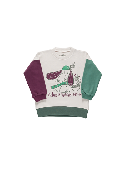 Littleyucca / Grow Sweatshirt Multi GriYeşil