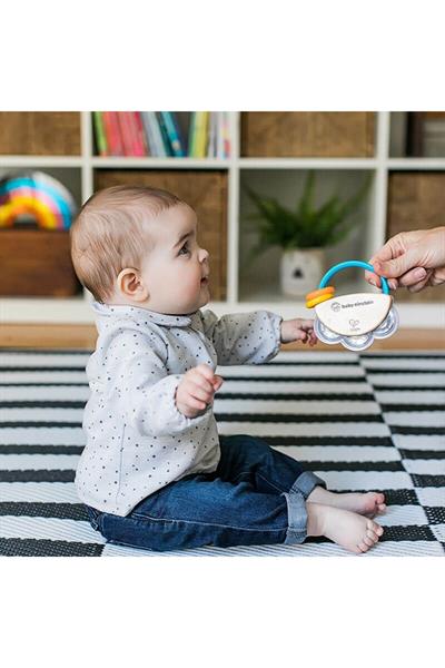 Hape Baby Einstein Oyuncak Ahşap Mini Tef Çok Renkli