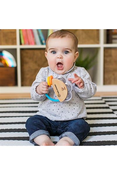 Hape Baby Einstein Oyuncak Ahşap Mini Tef Çok Renkli