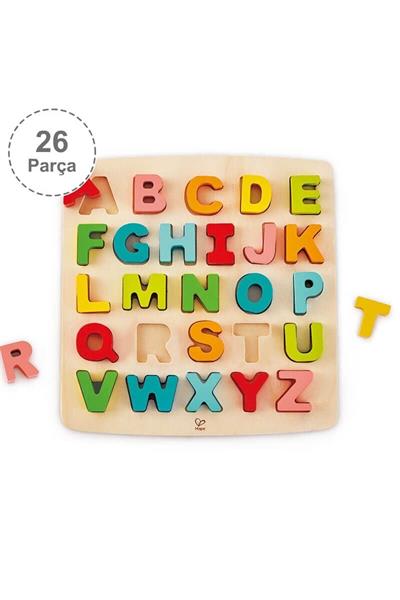 Hape Chunky Puzzle Alfabe Yapbozu Çok Renkli