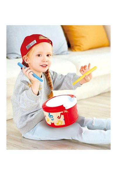 Hape Eğitici Işıklı Oyuncak Davul Çok Renkli