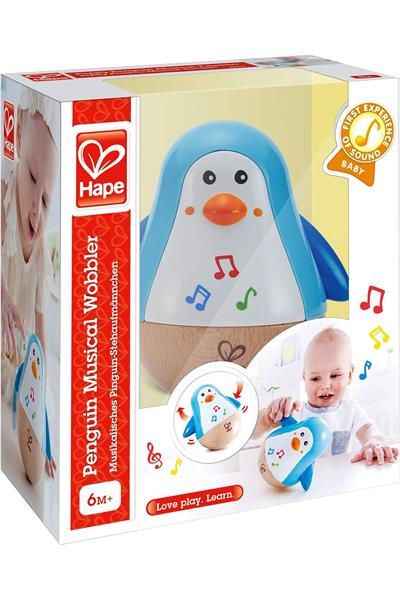 Hape Müzikli Hacıyatmaz Penguen Çok Renkli