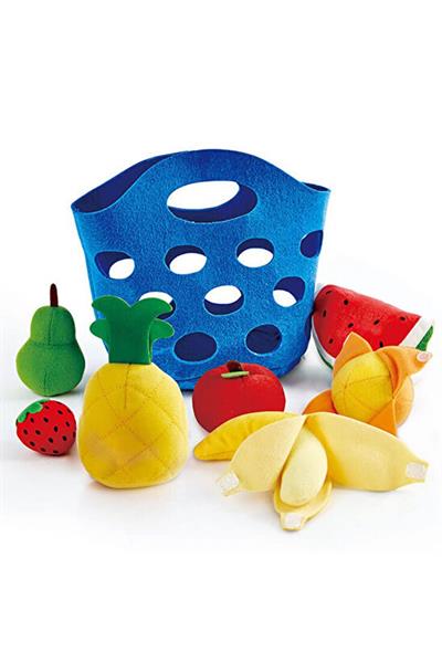 Hape Toddler Oyuncak Meyve ve Kovası Çok Renkli