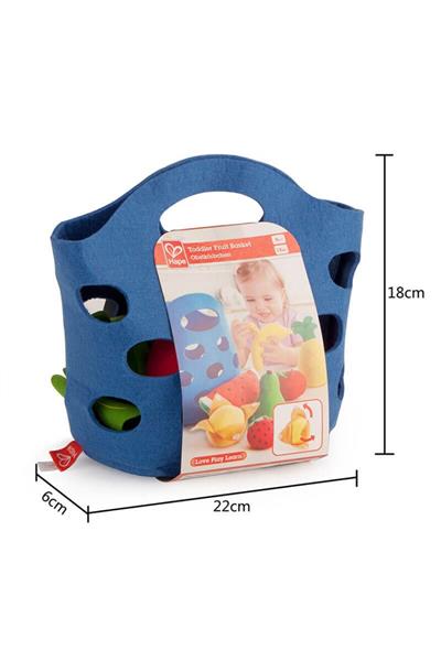 Hape Toddler Oyuncak Meyve ve Kovası Çok Renkli