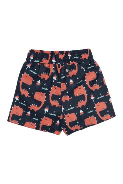 Happy and Mini / Dinozor Şort Çok Renkli