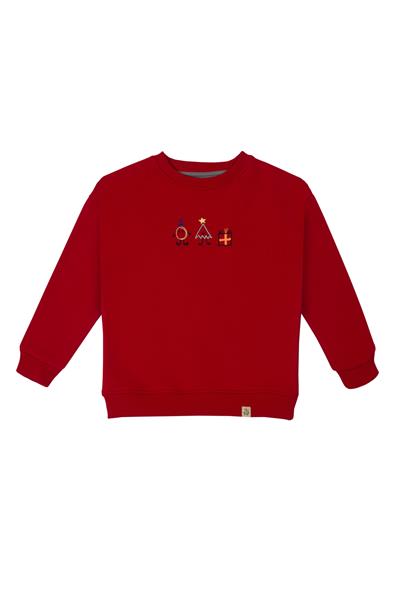 HAPPY BEETLE YEAR SWEATSHIRT Kırmızı