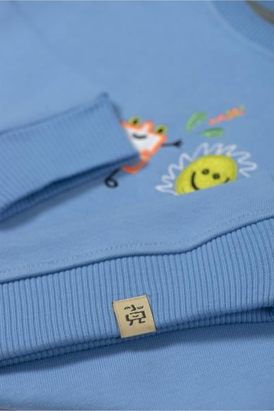Beetle Beez / HAPPY PUZZLE SWEATSHIRT Mavi