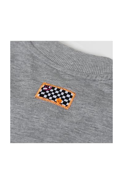 Beetle Beez / Happy Sun Zipped Sweatshirt - Grey Gri