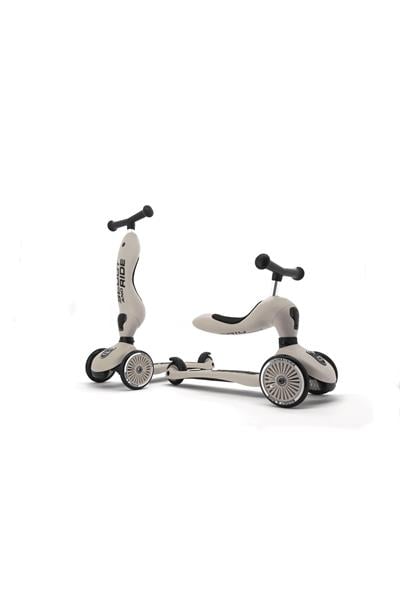 Highway Kick Oturaklı Scooter Açık Gri