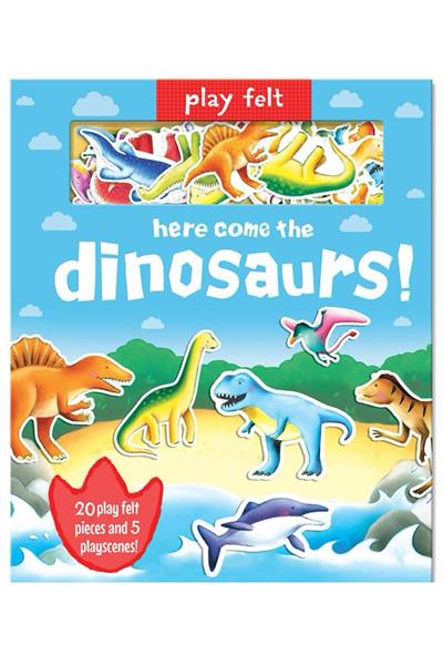 Imagine That /Play Felt - Here Comes Te Dinosaurs Çok Renkli
