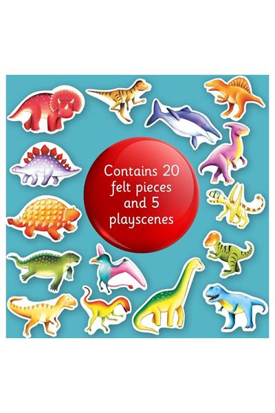Imagine That /Play Felt - Here Comes Te Dinosaurs Çok Renkli
