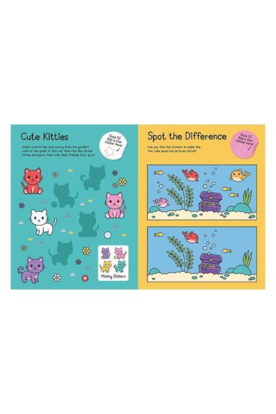 Imagine That / Puffy Stickers - Cute Pets Çok Renkli